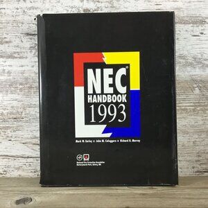 NEC Handbook 1993 Hardcover Sixth Edition National Electrical Code NFPA